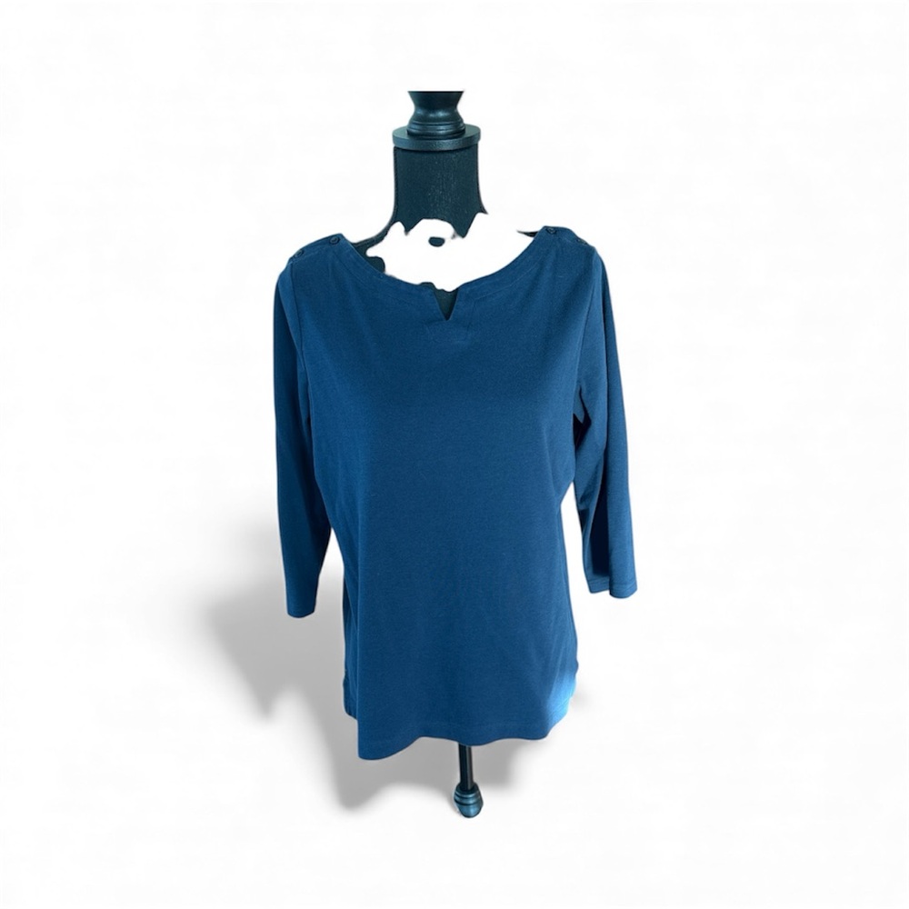 LL Bean Blue Women's Top